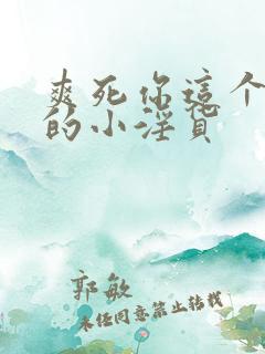 爽死你这个放荡的小淫货