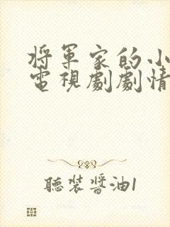 将军家的小娘子电视剧剧情介绍