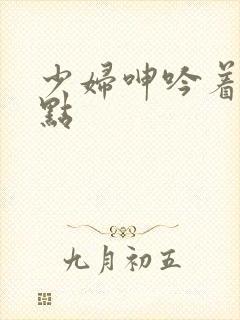 少妇呻吟着说快点