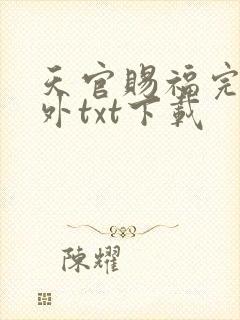 天官赐福完整番外txt下载