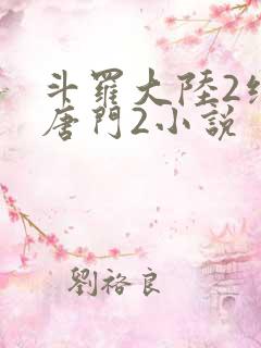 斗罗大陆2绝世唐门2小说
