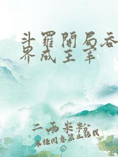 斗罗开局吞噬万界成主宰