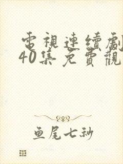 电视连续剧优雅40集免费观看