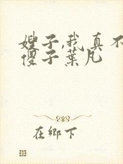 嫂子,我真不是傻子叶凡