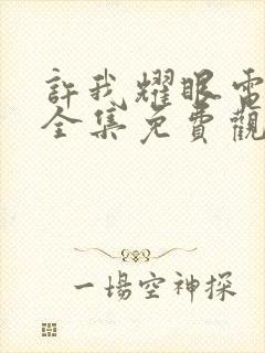 许我耀眼电视剧全集免费观看30集