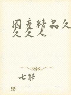 国产精品久久久久久人