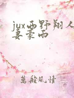 jux西野翔人妻豪雨