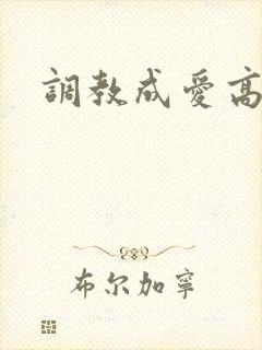 调教成爱高h
