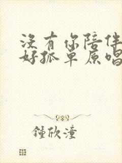 没有你陪伴真的好孤单原唱梦然