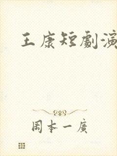 王康短剧演员