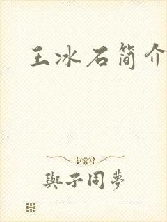 王冰石简介