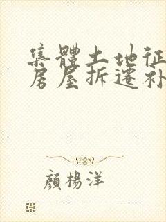 集体土地征收与房屋拆迁补偿安置办法