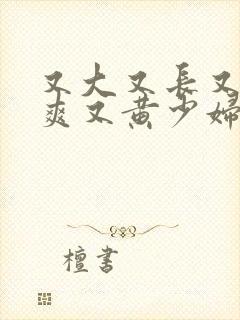 又大又长又粗又爽又黄少妇毛片