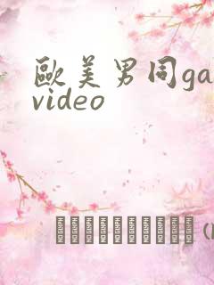 欧美男同gayvideo