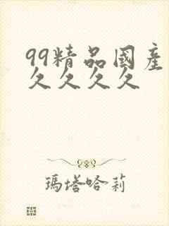 99精品国产久久久久久