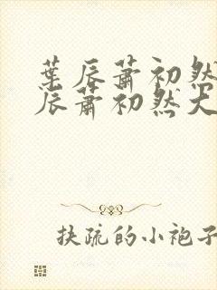 叶辰萧初然 叶辰萧初然大结局