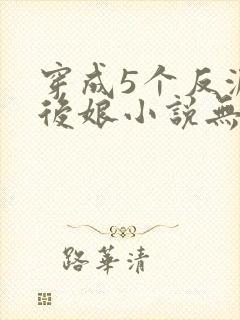 穿成5个反派的后娘小说无弹窗