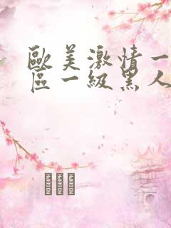 欧美激情一区二区一级黑人片