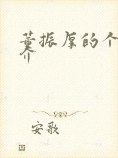 董振厚的个人简介