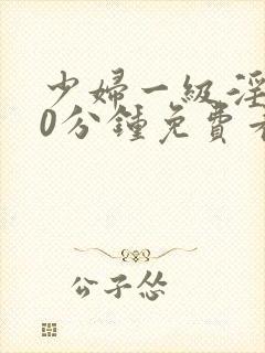 少妇一级淫片50分钟免费看