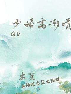 少妇高潮喷白浆av