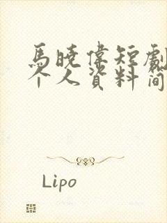 马晓伟短剧演员个人资料简介