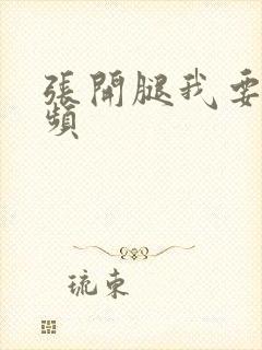 张开腿我要操视频