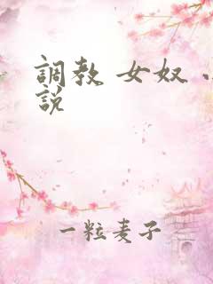 调教 女奴 小说