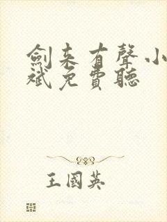 剑来有声小说大斌免费听