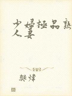 少妇极品熟女彐人妻