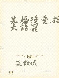 先婚后爱,总裁太能宠