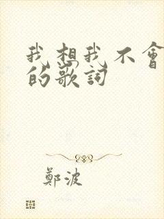 我想我不会爱你的歌词