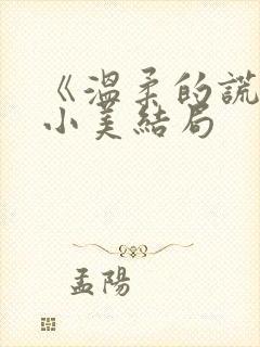 《温柔的谎言》小美结局