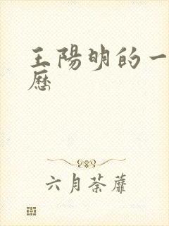 王阳明的一生经历