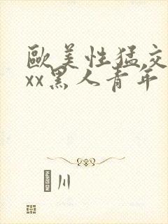 欧美性猛交xxxx黑人青年