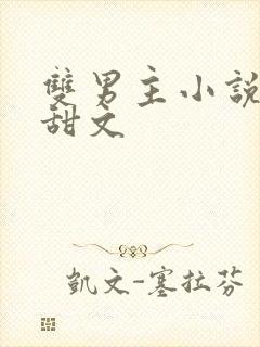 双男主小说电竞甜文