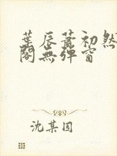 叶辰萧初然笔趣阁无弹窗