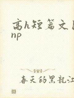 高h短篇文巨肉np