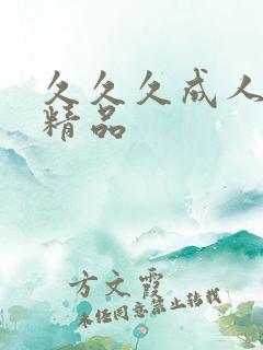 久久久成人国产精品