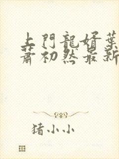 上门龙婿叶辰,萧初然最新版