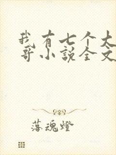 我有七个大佬哥哥小说全文免费阅读
