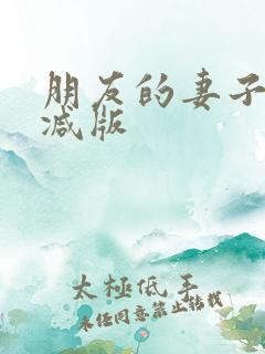 朋友的妻子无删减版