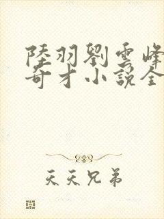 陆羽刘云峰官场奇才小说全文免费阅读