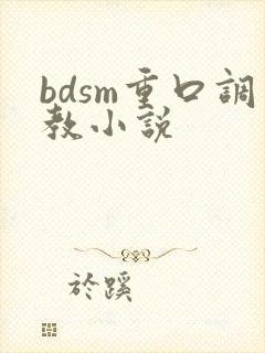 bdsm重口调教小说