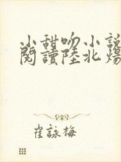 小甜吻小说免费阅读陆北炀