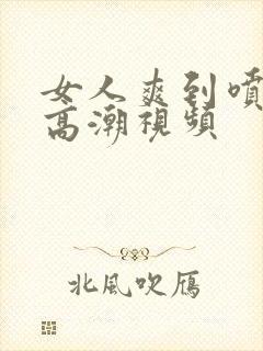 女人爽到喷水的高潮视频