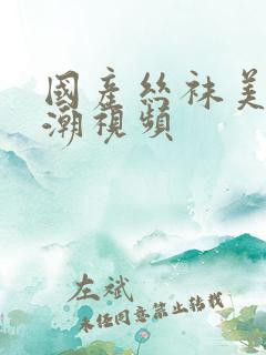 国产丝袜美女高潮视频