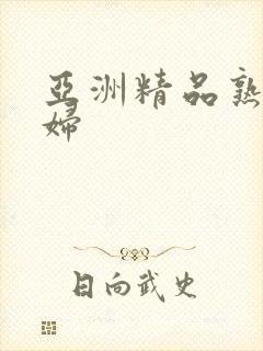 亚洲精品熟女少妇