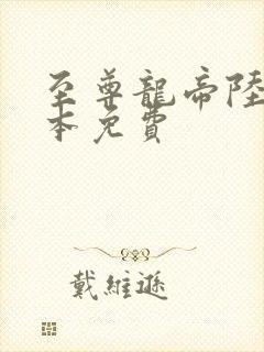 至尊龙帝陆鸣全本免费