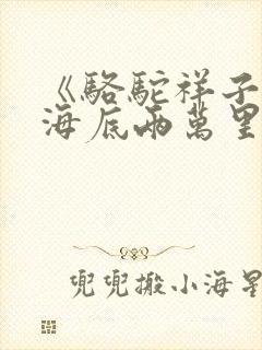 《骆驼祥子》《海底两万里》